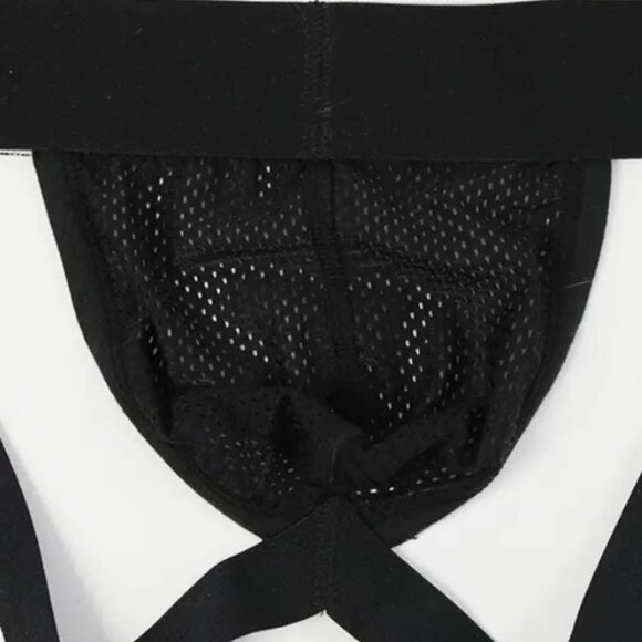 ORLVS Men's Black Sexy Low Waist Jockstrap Large - Picture 5 of 9